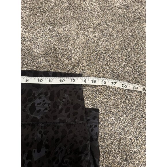 Lululemon Align High-Rise Crop 21" Cheetah Camo Deep Coal Multi Sz 10 EUC - Picture 4 of 6